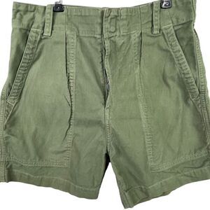 Citizens Of Humanity Surplus Women's Green High Rise Utility Short Size 27